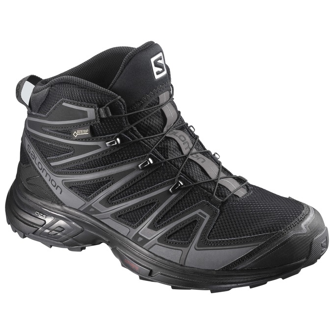 Zapatillas Trekking Salomon Hombre Negras - Salomon Argentina X-CHASE MID GTX® ,542807-EZD